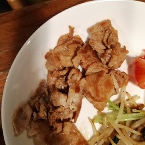 豚肉の生姜焼き